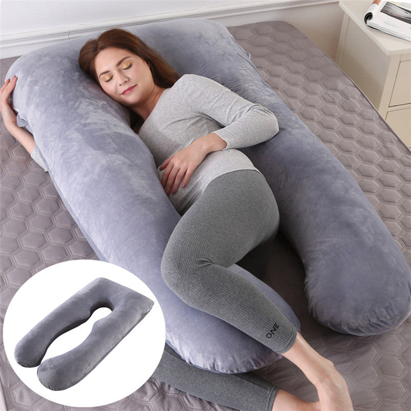 Veluna™ U-Shaped Pregnancy Support Pillow - Full-Body Support, Better Sleep, Just Pure Comfort