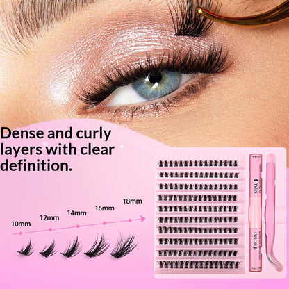 Lashéa Beauty™ DIY Eyelash Extension Kit – Salon-Quality Lashes, Zero Damage, Effortless Glam