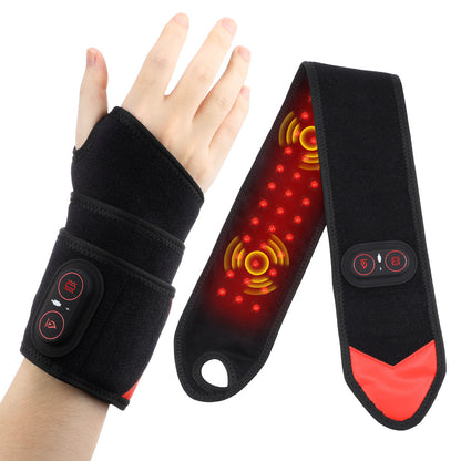 Relivra™ Red Light Heat Vibration Massage Strap - Deep Relief, Targeted Therapy, Just Pure Recovery