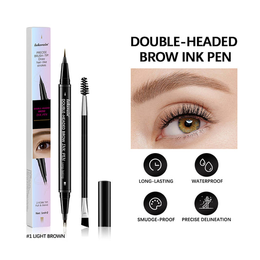 Lakerain™ - Double-headed Waterproof Eyebrow Pencil