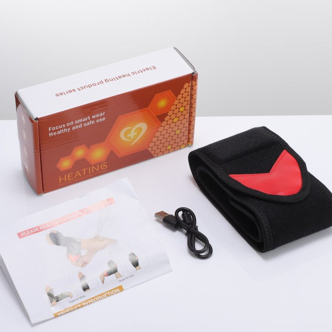 Relivra™ Red Light Heat Vibration Massage Strap - Deep Relief, Targeted Therapy, Just Pure Recovery