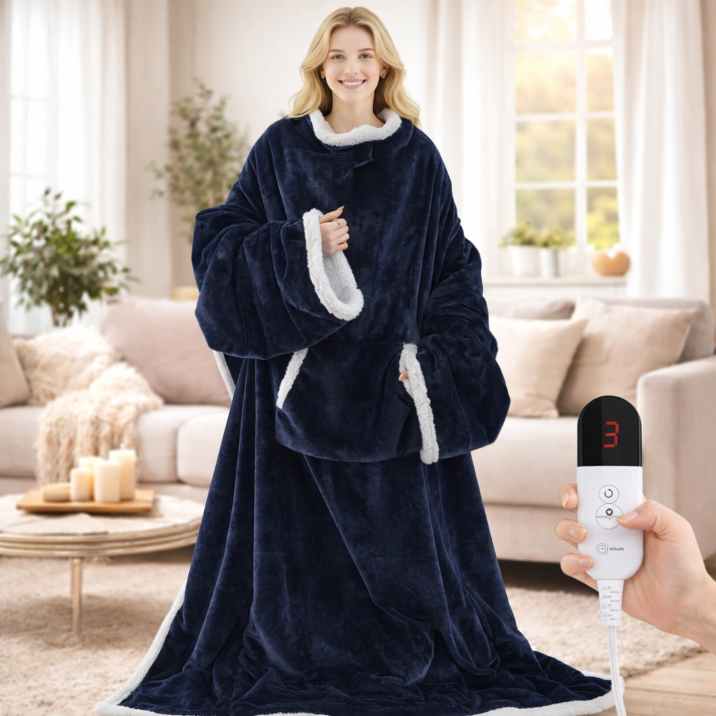 Toastii™ Wearable Electric Blanket - Instant Warmth, Zero Bulk, Just Pure Comfort