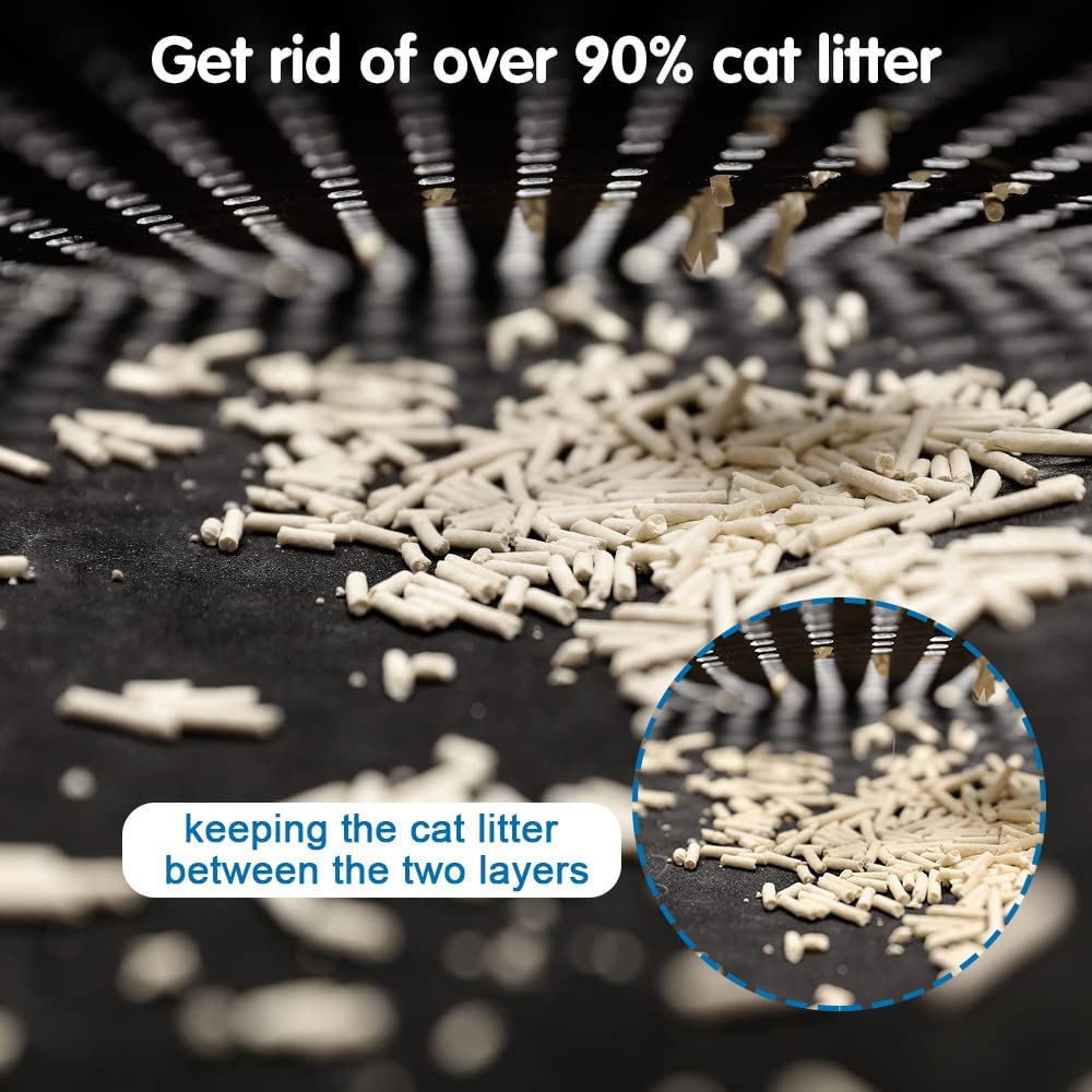 LitterTidy™ - Double-layer Washable Cat Litter Mat