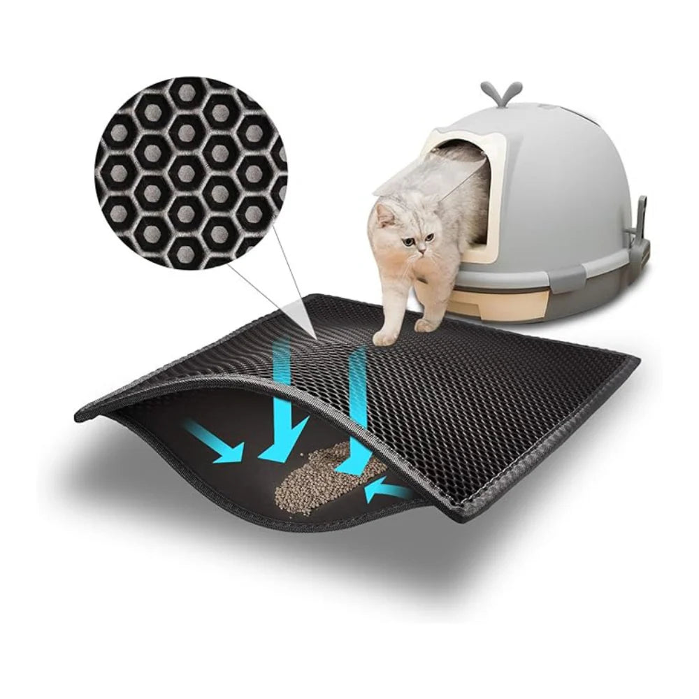 LitterTidy™ - Double-layer Washable Cat Litter Mat