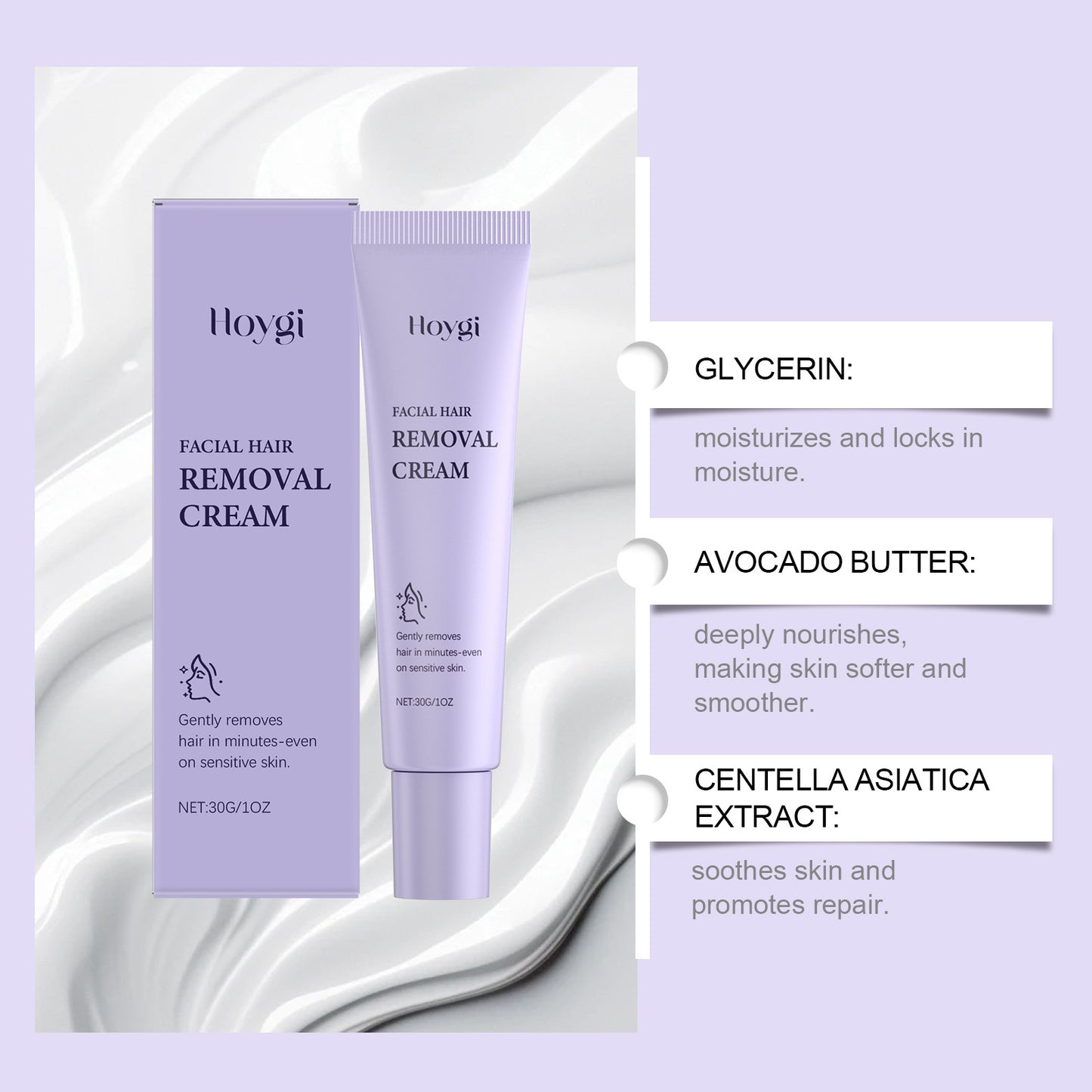 Hoygi™ - Facial Hair Removal Cream