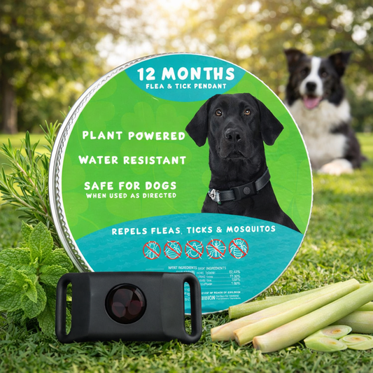 HerbaShield™ Flea & Tick Pendant - 12 Months Protection, Zero Harshness, Real Results