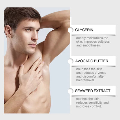 East Moon™ Intimate Hair Removal Cream for Men - Smooth Results, Zero Irritation, Just Confidence