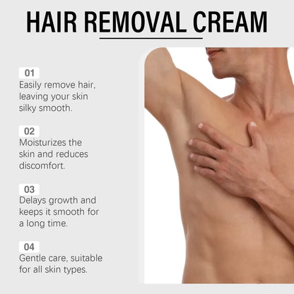 East Moon™ Intimate Hair Removal Cream for Men - Smooth Results, Zero Irritation, Just Confidence