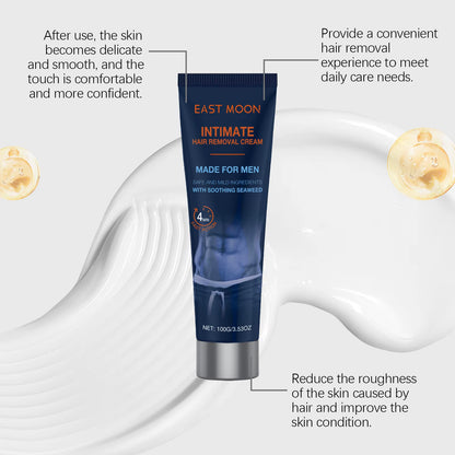 East Moon™ Intimate Hair Removal Cream for Men - Smooth Results, Zero Irritation, Just Confidence