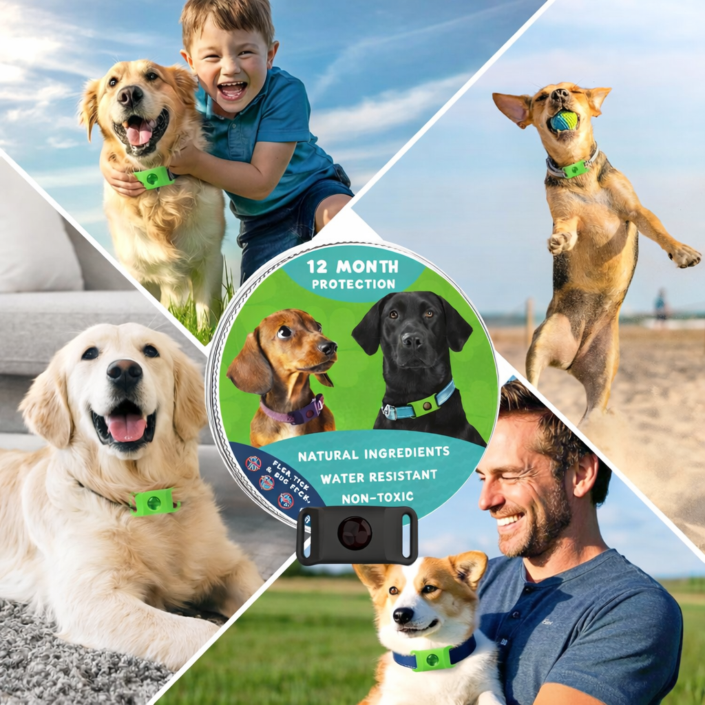 HerbaShield™ Flea & Tick Pendant - 12 Months Protection, Zero Harshness, Real Results