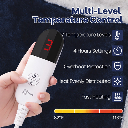 Toastii™ Wearable Electric Blanket - Instant Warmth, Zero Bulk, Just Pure Comfort