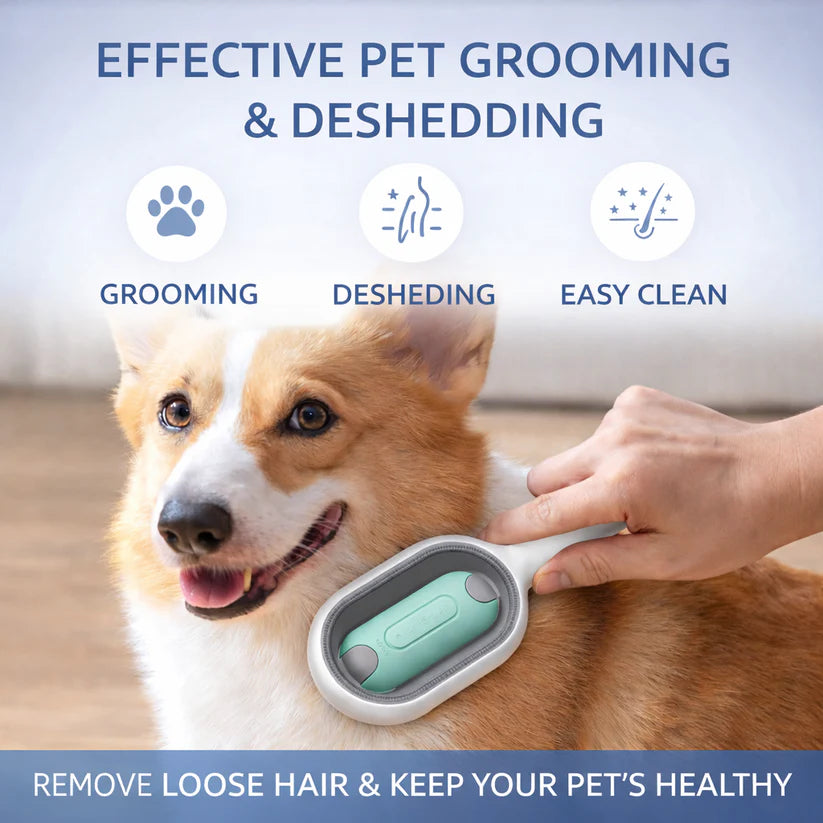 Purrvex™ 4-in-1 Pet Grooming Brush - Real Results, Less Shedding, More Shine & Happy Pets